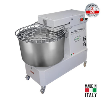 Malaxor spiral FAMAG IM50/400 2V – 50kg aluat, cuva 59L, cuva fixa, Made in Italy