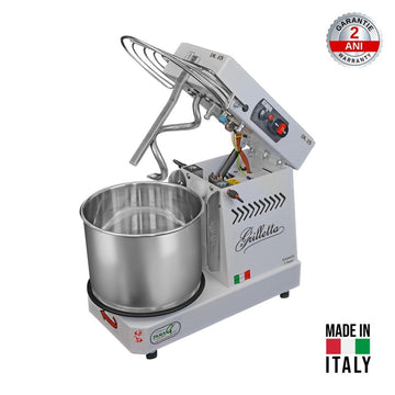 Malaxor spiral FAMAG IM5S 10V HH – 5kg aluat, cuva 7L, cap rabatabil, Made in Italy
