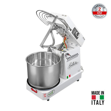Malaxor spiral FAMAG IM5S – 5kg aluat, cuva 7L, cap rabatabil, Made in Italy