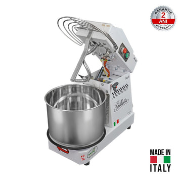 Malaxor spiral FAMAG IM6S 10V HH – 6kg aluat, cuva 9L, cap rabatabil, Made in Italy