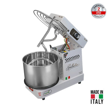 Malaxor spiral FAMAG IM6S – 6kg aluat, cuva 9L, cap rabatabil, Made in Italy