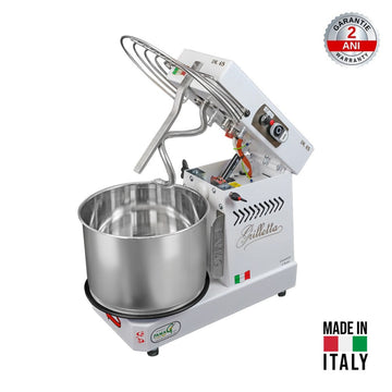 Malaxor spiral FAMAG IM6S 10V – 6kg aluat, cuva 9L, cap rabatabil, Made in Italy