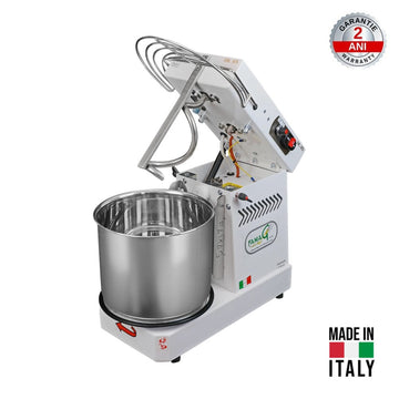 Malaxor spiral FAMAG IM8S 10V HH – 8kg aluat, cuva 11L, cap rabatabil, Made in Italy