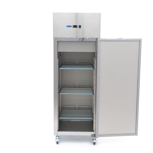 Frigider inox -210 C, 400 Litri, agent frigorific ecologic R290 Cu o capacitate bruta de