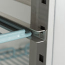 Frigider inox cu 2 usi, 010 C, 1400 Litri, agent frigorific ecologic R290, cu roti