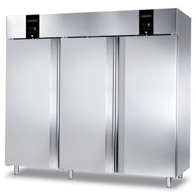 Frigider inox cu 2 zone refrigerare, GN 21, temperatura -2 10C, capacitate 3x700 Litri, 3 usi, functii HACCP, setare...
