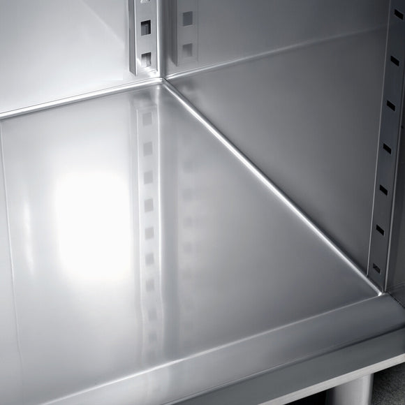 Frigider inox, GN 21, temperatura -2 10C, capacitate 700 Litri, clasa energetica B, Basic 700