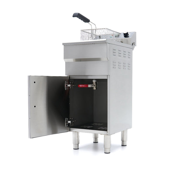 Friteuza electrica 16L, 1 cos, 230V, 3 kW