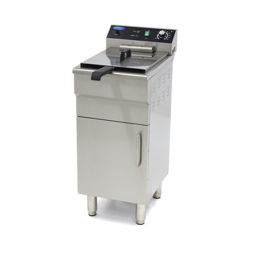 Friteuza electrica 16L, 1 cos, 380V, 5kW