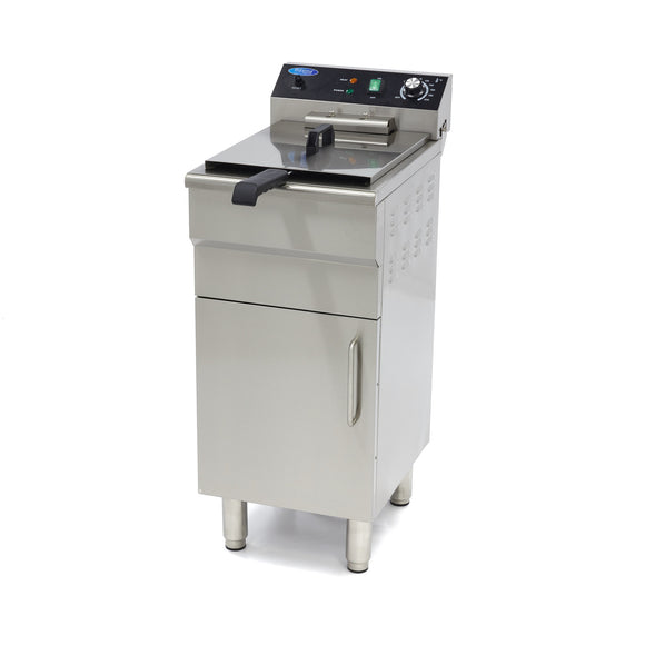 Friteuza electrica 16L, 1 cos, 380V, 5kW