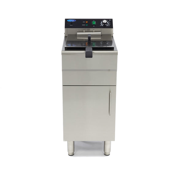 Friteuza electrica 16L, 1 cos, 380V, 5kW