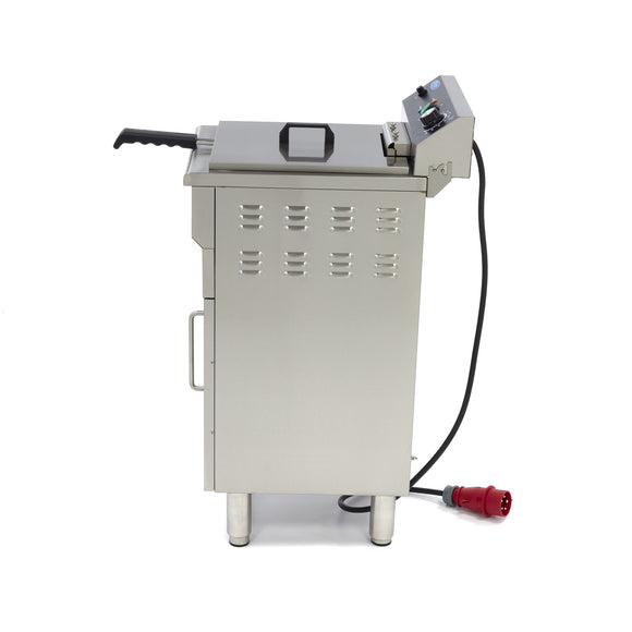 Friteuza electrica 16L, 1 cos, 380V, 5kW