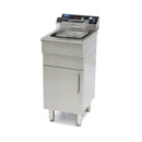 Friteuza electrica 16L, 1 cos, 380V, 5kW