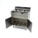 Friteuza electrica 2x16L, 2 cosuri, 380V, 10kW