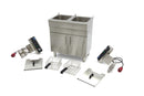 Friteuza electrica 2x16L, 2 cosuri, 380V, 10kW