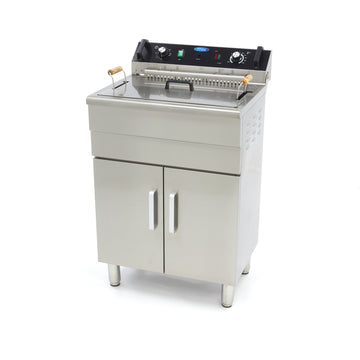 Friteuza electrica 30L, 1 cos, 380V, 4.8kW
