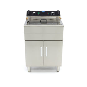 Friteuza electrica 30L, 1 cos, 380V, 4.8kW