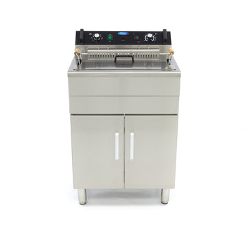 Friteuza electrica 30L, 1 cos, 380V, 4.8kW