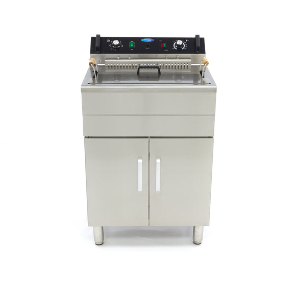 Friteuza electrica 30L, 1 cos, 380V, 4.8kW