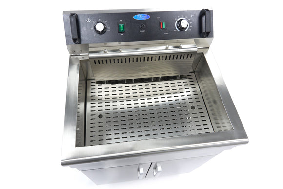 Friteuza electrica 30L, 1 cos, 380V, 4.8kW