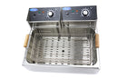 Friteuza electrica de banc 15L, 1 cos, 230V, 5kW