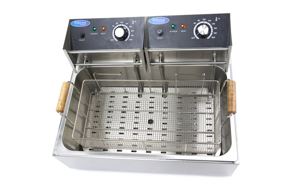 Friteuza electrica de banc 15L, 1 cos, 230V, 5kW