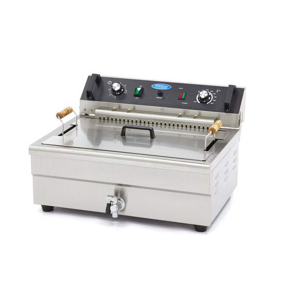 Friteuza electrica de banc 20L, 1 cos, 380V, 4.5kW