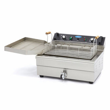 Friteuza electrica de banc 20L, 1 cos, 380V, 4.5kW