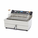 Friteuza electrica de banc 20L, 1 cos, 380V, 4.5kW