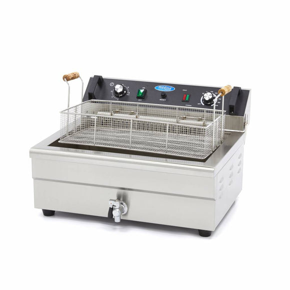 Friteuza electrica de banc 20L, 1 cos, 380V, 4.5kW