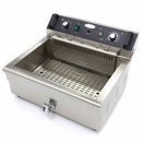 Friteuza electrica de banc 20L, 1 cos, 380V, 4.5kW