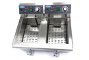 Friteuza electrica de banc 2x10L, 2 cosuri, 230V, 6KW