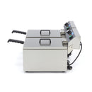 Friteuza electrica de banc 2x11L, 2 cosuri, 230V, 6kW Friteuza electrica dubla cu o
