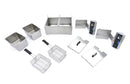 Friteuza electrica de banc 2x11L, 2 cosuri, 230V, 6kW Friteuza electrica dubla cu o