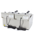 Friteuza electrica de banc 2x13L, 2 cosuri, 230V, 6kW