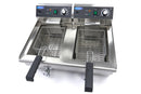 Friteuza electrica de banc 2x13L, 2 cosuri, 230V, 6kW