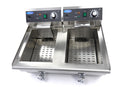 Friteuza electrica de banc 2x13L, 2 cosuri, 230V, 6kW