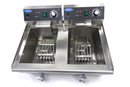 Friteuza electrica de banc 2x13L, 2 cosuri, 230V, 6kW