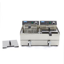 Friteuza electrica de banc 2x16L, 2 cosuri, 230V, 3kW
