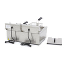Friteuza electrica de banc 2x16L, 2 cosuri, 230V, 3kW