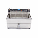Friteuza electrica de banc 30L, 1 cos, 380V, 6kW Friteuza cu o capacitate de