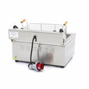Friteuza electrica de banc 30L, 1 cos, 380V, 6kW Friteuza cu o capacitate de