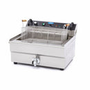 Friteuza electrica de banc 30L, 1 cos, 380V, 6kW Friteuza cu o capacitate de