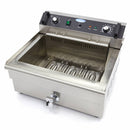 Friteuza electrica de banc 30L, 1 cos, 380V, 6kW Friteuza cu o capacitate de