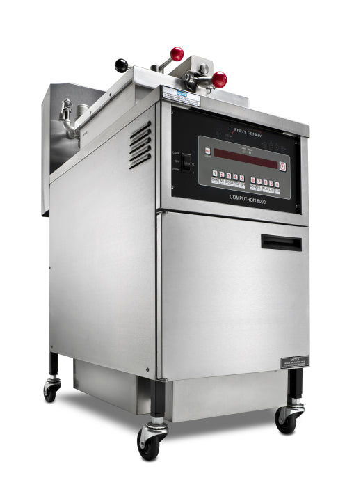 Friteuza profesionala sub presune 25 Litri, digital, sistem de filtrare, alimentare electrica 380 V, putere 13.5 kW