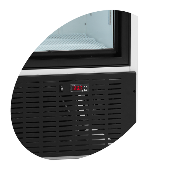 Vitrina frigorifica multideck alba FS891H detaliu Tefcold – vitrina frigorifica multideck pentru expunere produse in magazine