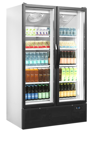 Vitrina frigorifica multideck alba FSC1202H vedere laterala Tefcold – vitrina frigorifica multideck pentru expunere produse in magazine