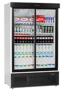 Vitrina frigorifica multideck alba FS1202H vedere laterala Tefcold – vitrina frigorifica multideck pentru expunere produse in magazine