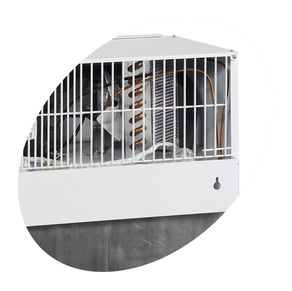 Racitor mic masa BC30C detaliu Tefcold – racitor de masa compact pentru bauturi si produse fresh la puncte de vanzare