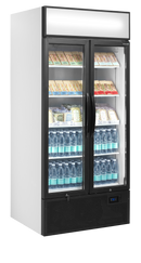 Vitrina frigorifica multideck alba FSC891H vedere laterala Tefcold – vitrina frigorifica multideck pentru expunere produse in magazine